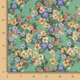 Viscosa Estampada Botánico Verde - Ribes y Casals