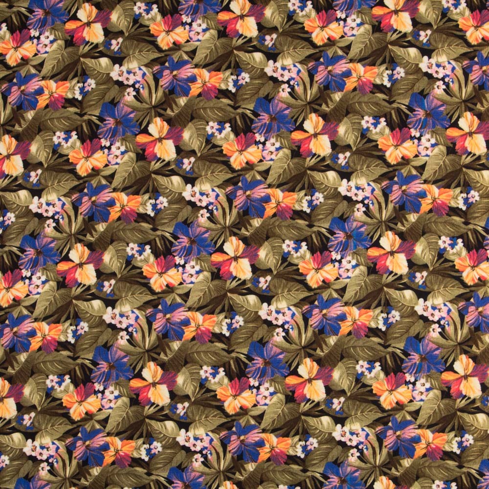 Viscosa Estampada Floreado Tropical - Ribes y Casals