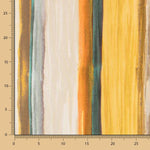 Viscosa Estampada Listado Aceite - Ribes y Casals