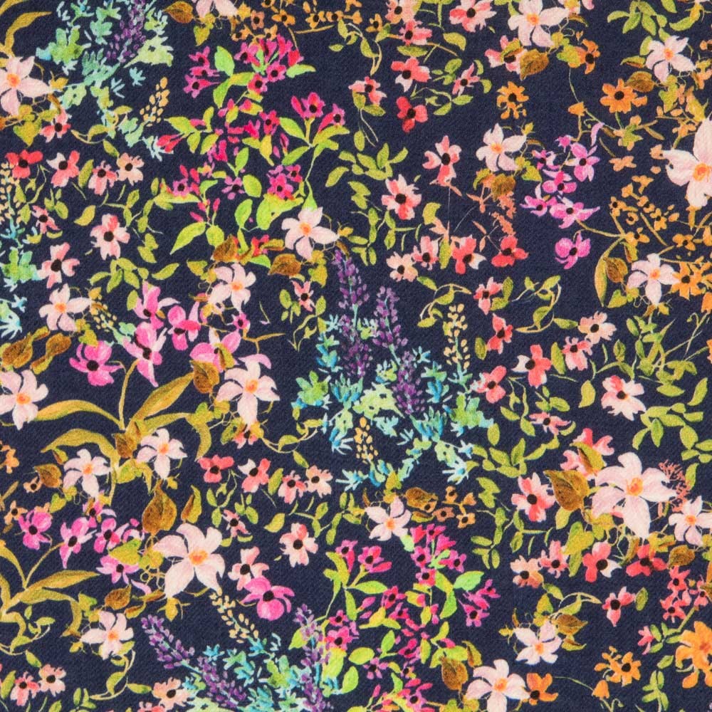 Viscosa Estampada Marino Botánico - Ribes y Casals