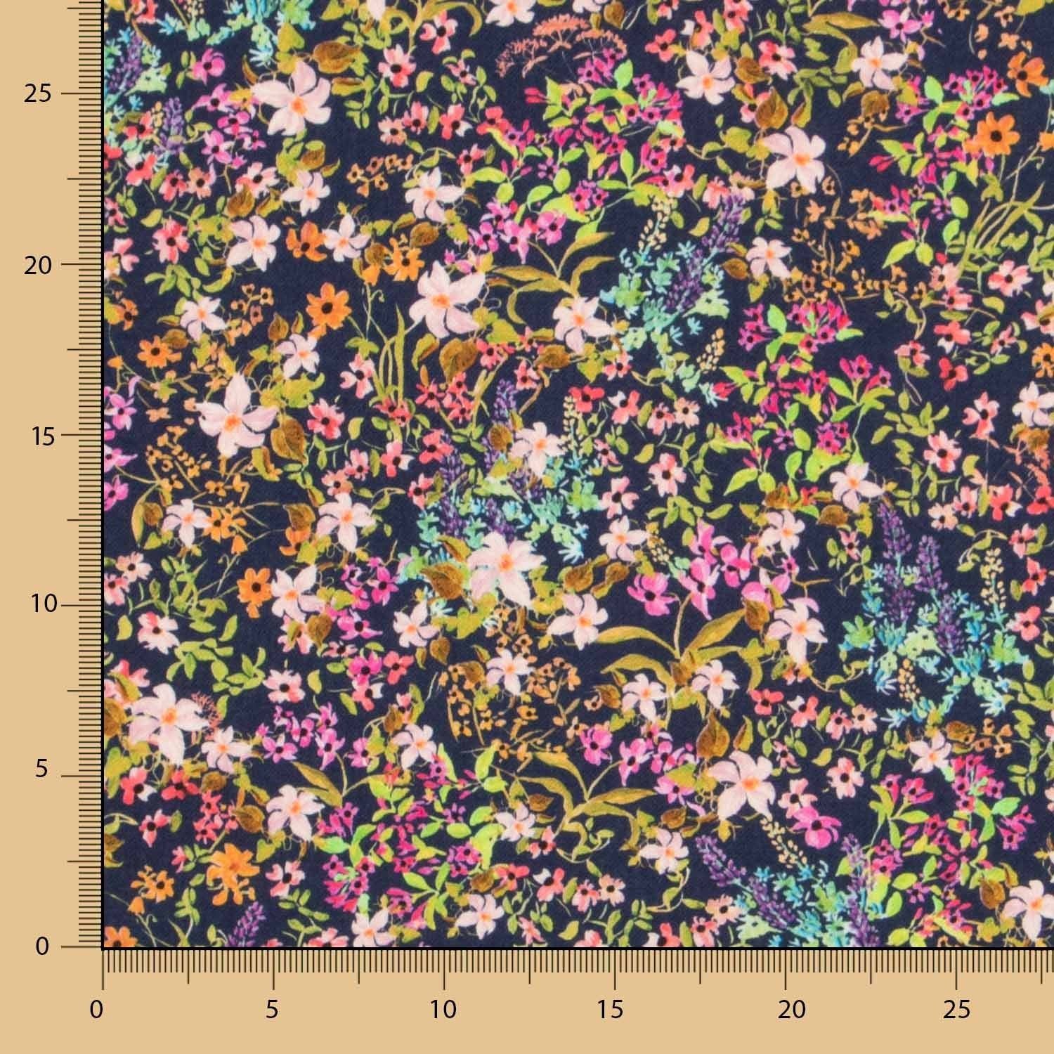 Viscosa Estampada Marino Botánico - Ribes y Casals