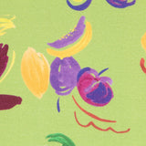 Viscosa Estampada Pistacho Flor - Ribes y Casals