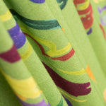 Viscosa Estampada Pistacho Flor - Ribes y Casals