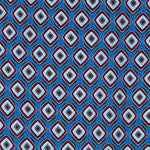 Viscosa Étnica Rombos Azul - Ribes y Casals