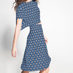 Viscosa Étnica Rombos Azul - Ribes y Casals