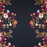 Viscosa Floral Azul Noche - Ribes y Casals