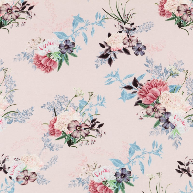Viscosa Floral Rosa Claro - Ribes y Casals