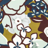 Viscosa Floral Verde Militar - Ribes y Casals