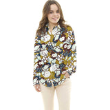 Viscosa Floral Verde Militar - Ribes y Casals