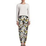 Viscosa Floral Verde Militar - Ribes y Casals