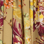 Viscosa Floral Verde Oliva - Ribes y Casals