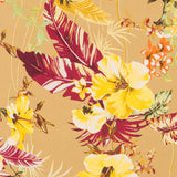 Viscosa Floral Verde Oliva - Ribes y Casals