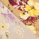 Viscosa Floral Verde Oliva - Ribes y Casals