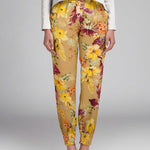 Viscosa Floral Verde Oliva - Ribes y Casals