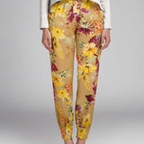 Viscosa Floral Verde Oliva - Ribes y Casals