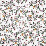 Viscosa Flores Cretoneras Blanco - Ribes y Casals