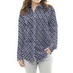 Viscosa Geométrica Azul Marino - Ribes y Casals