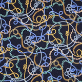 Viscosa Hermés Azul Noche - Ribes y Casals