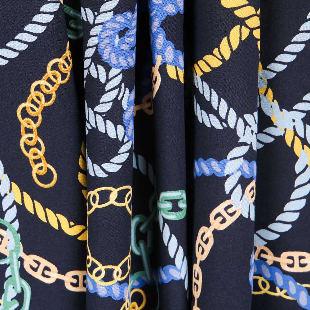 Viscosa Hermés Azul Noche - Ribes y Casals