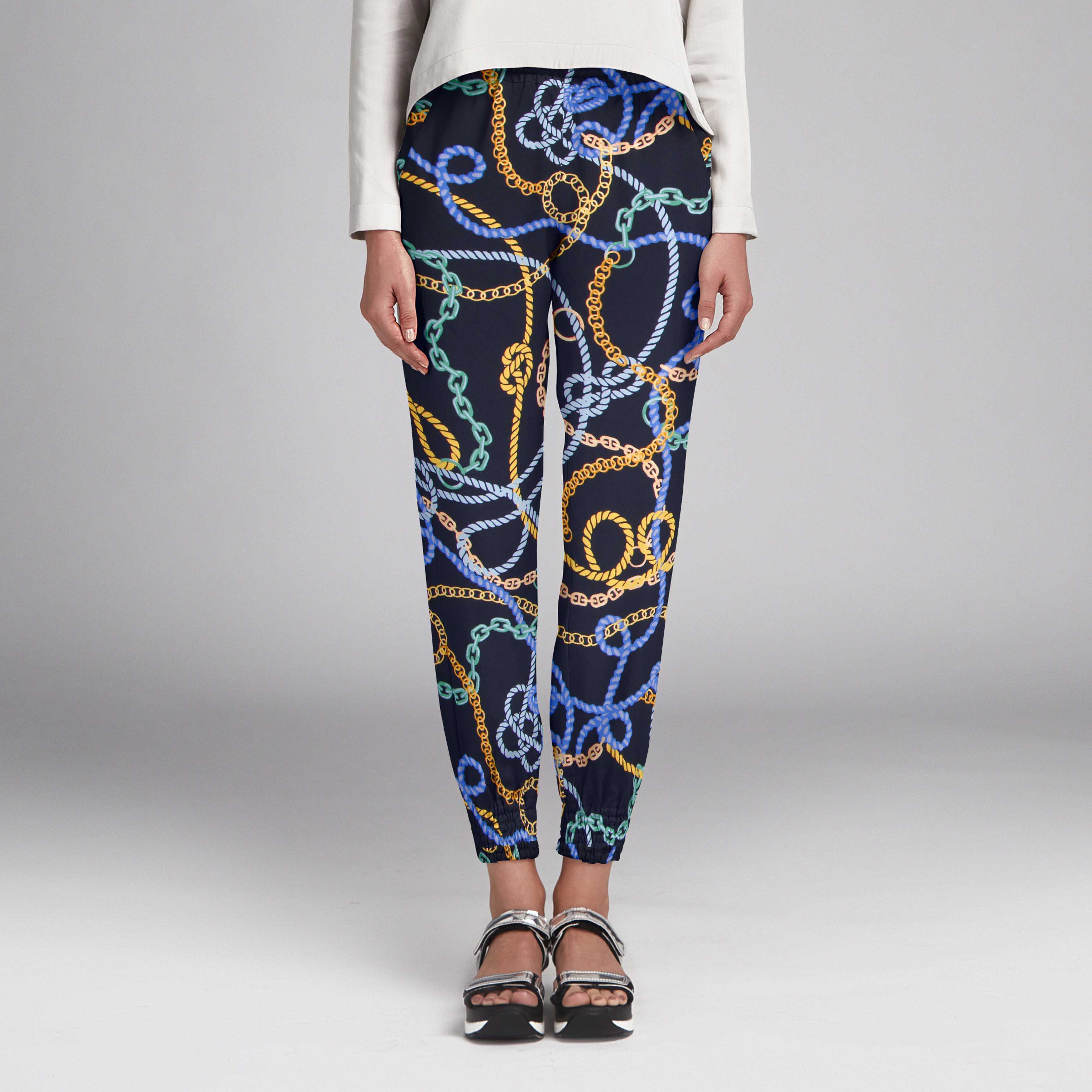 Viscosa Hermés Azul Noche - Ribes y Casals