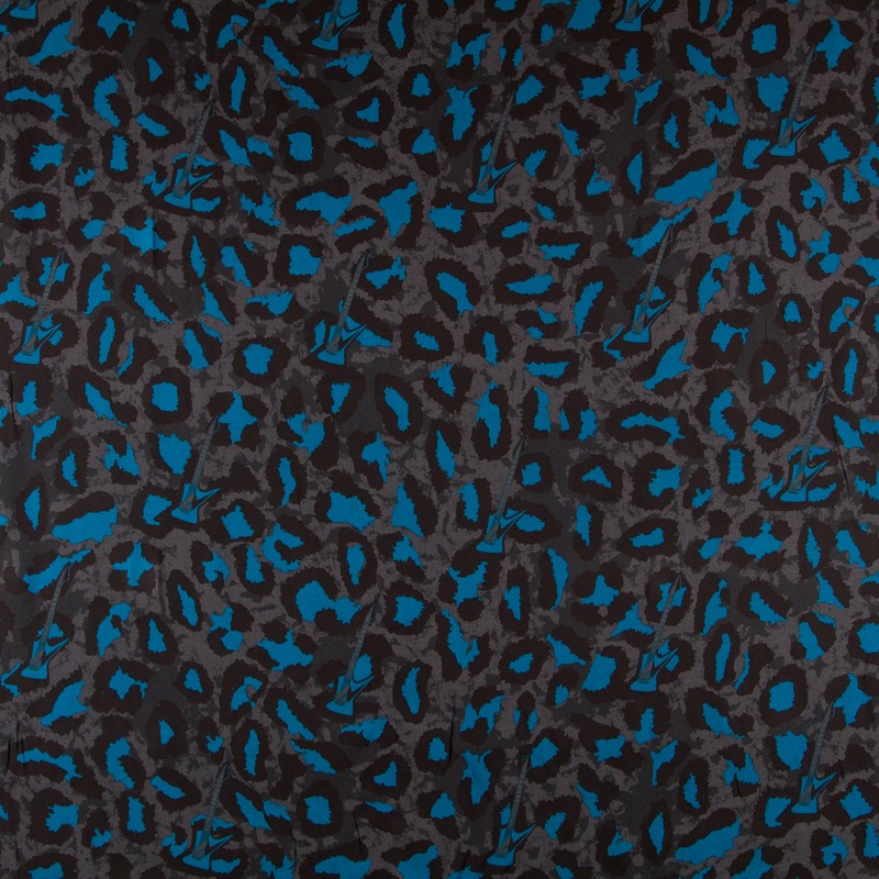 Viscosa Leopardo Azul - Ribes y Casals