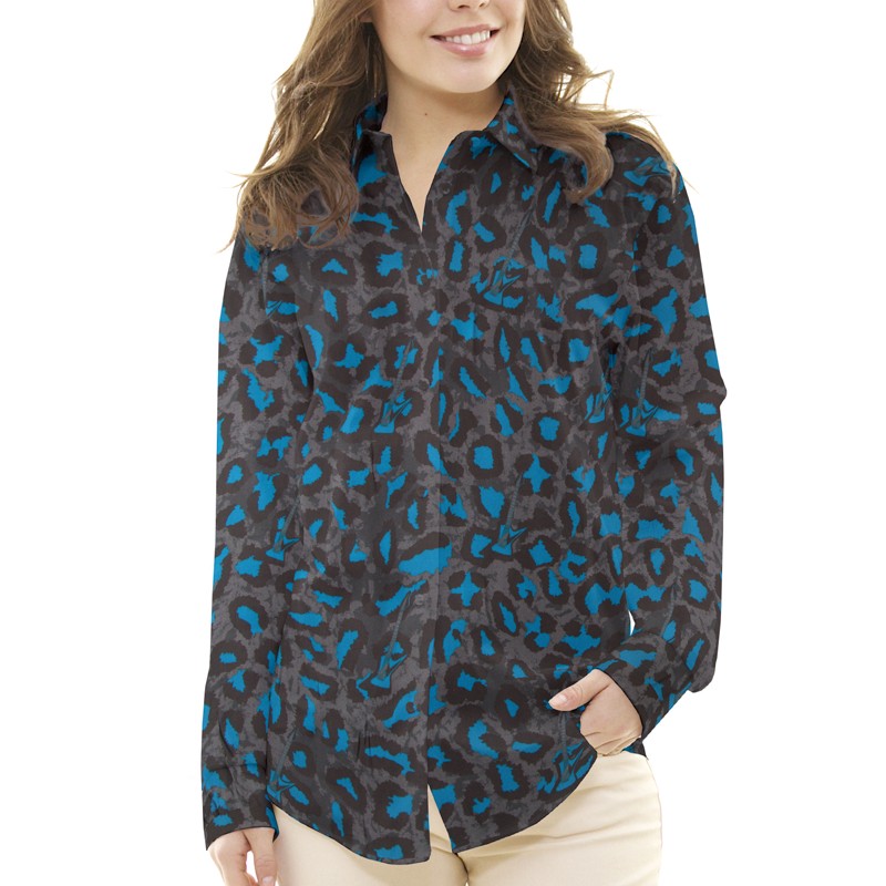 Viscosa Leopardo Azul - Ribes y Casals