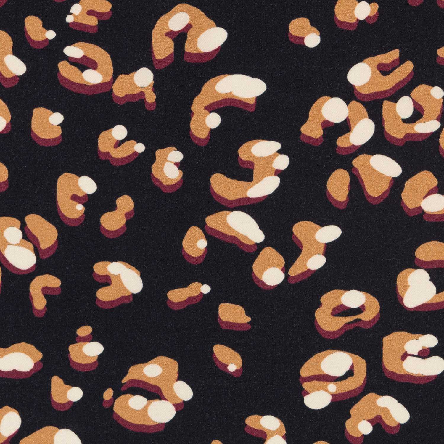 Viscosa Leopardo Negra - Ribes y Casals