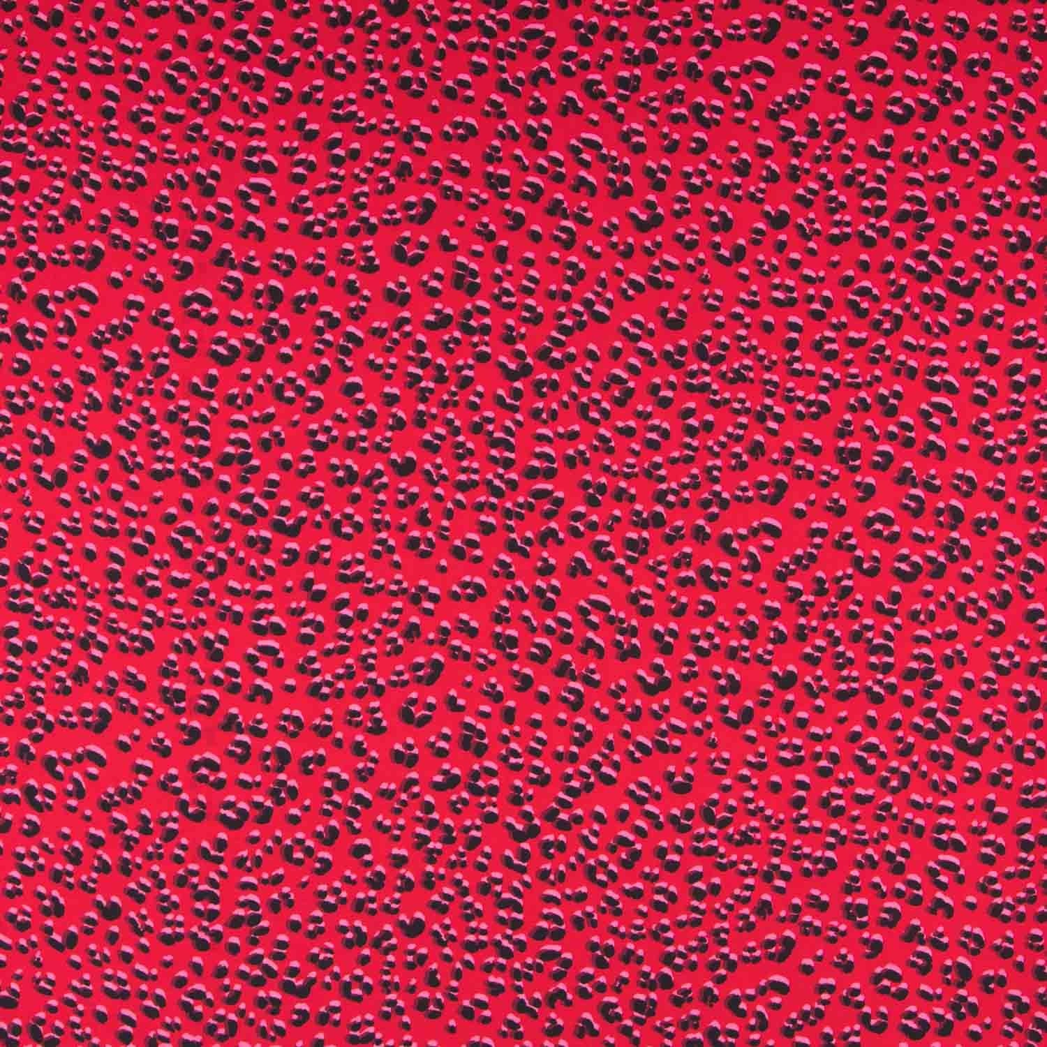 Viscosa Leopardo Roja - Ribes y Casals