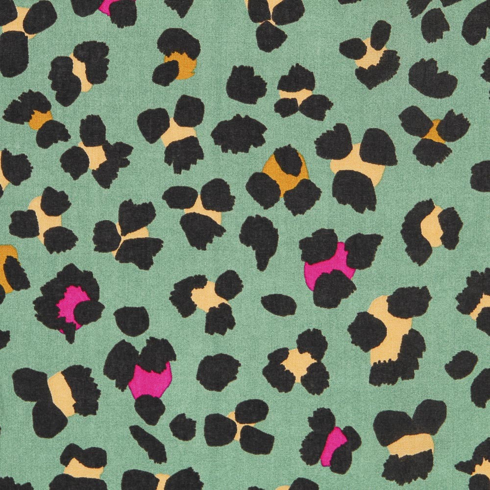 Viscosa Leopardo Verde - Ribes y Casals