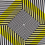 Viscosa Listas Negra Amarilla - Ribes y Casals