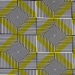 Viscosa Listas Negra Amarilla - Ribes y Casals