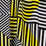 Viscosa Listas Negra Amarilla - Ribes y Casals