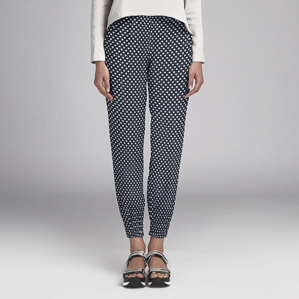 Viscosa Lunares Azul Oscuro - Ribes y Casals