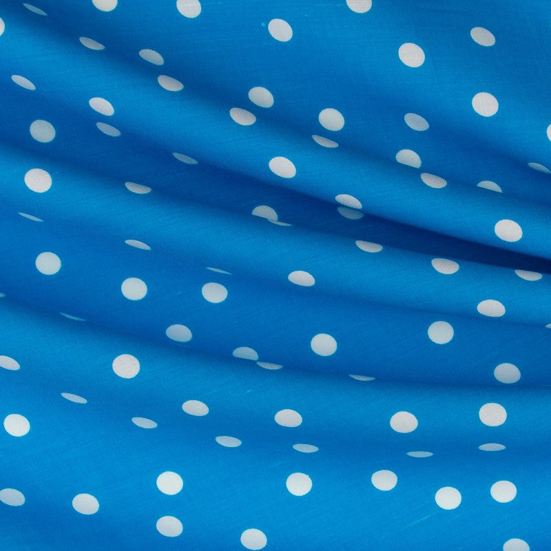 Viscosa Lunares Azul - Ribes y Casals