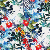 Viscosa Lycra Tropical Blanca - Ribes y Casals