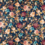 Viscosa Noche Floral Navy - Ribes y Casals