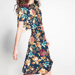 Viscosa Noche Floral Navy - Ribes y Casals