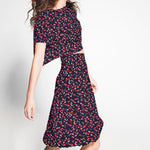 Viscosa Petálos Navy - Ribes y Casals