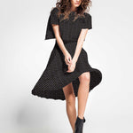 Viscosa Picos Fondo Negro - Ribes y Casals