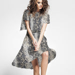 Viscosa Piel Serpiente Gris - Ribes y Casals