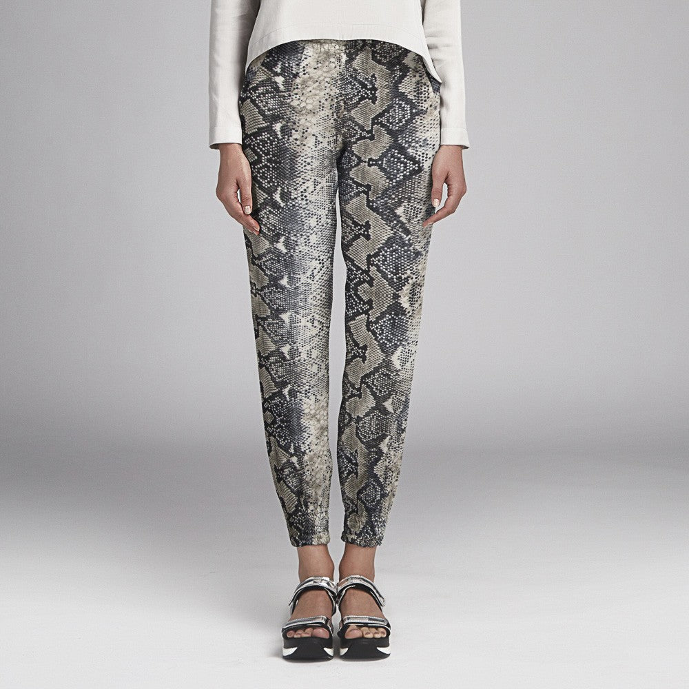 Viscosa Piel Serpiente Gris - Ribes y Casals