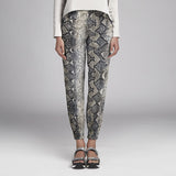 Viscosa Piel Serpiente Gris - Ribes y Casals