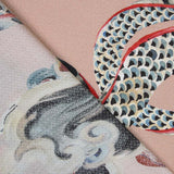 Viscosa Satén Dragón Salmón - Ribes y Casals