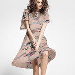 Viscosa Satén Dragón Salmón - Ribes y Casals