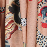 Viscosa Satén Dragón Salmón - Ribes y Casals