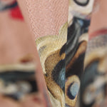 Viscosa Satén Dragón Salmón - Ribes y Casals