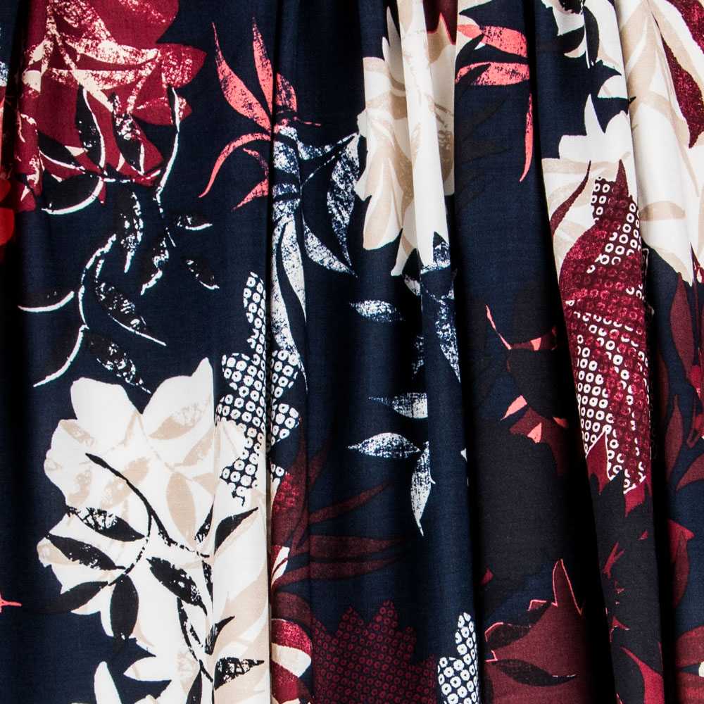 Viscosa Tailandia Azul Oscuro - Ribes y Casals