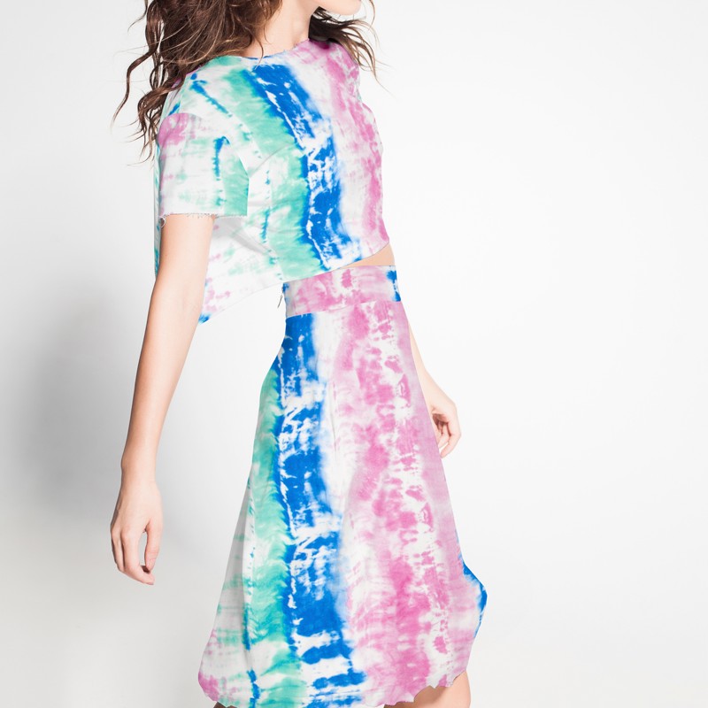 Viscosa Tie Dye Multicolor - Ribes y Casals