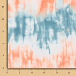 Viscosa Tie Dye Turquesa - Ribes y Casals