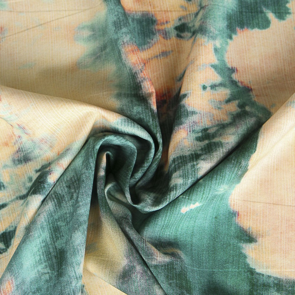 Viscosa Tie Dye Verde - Ribes y Casals